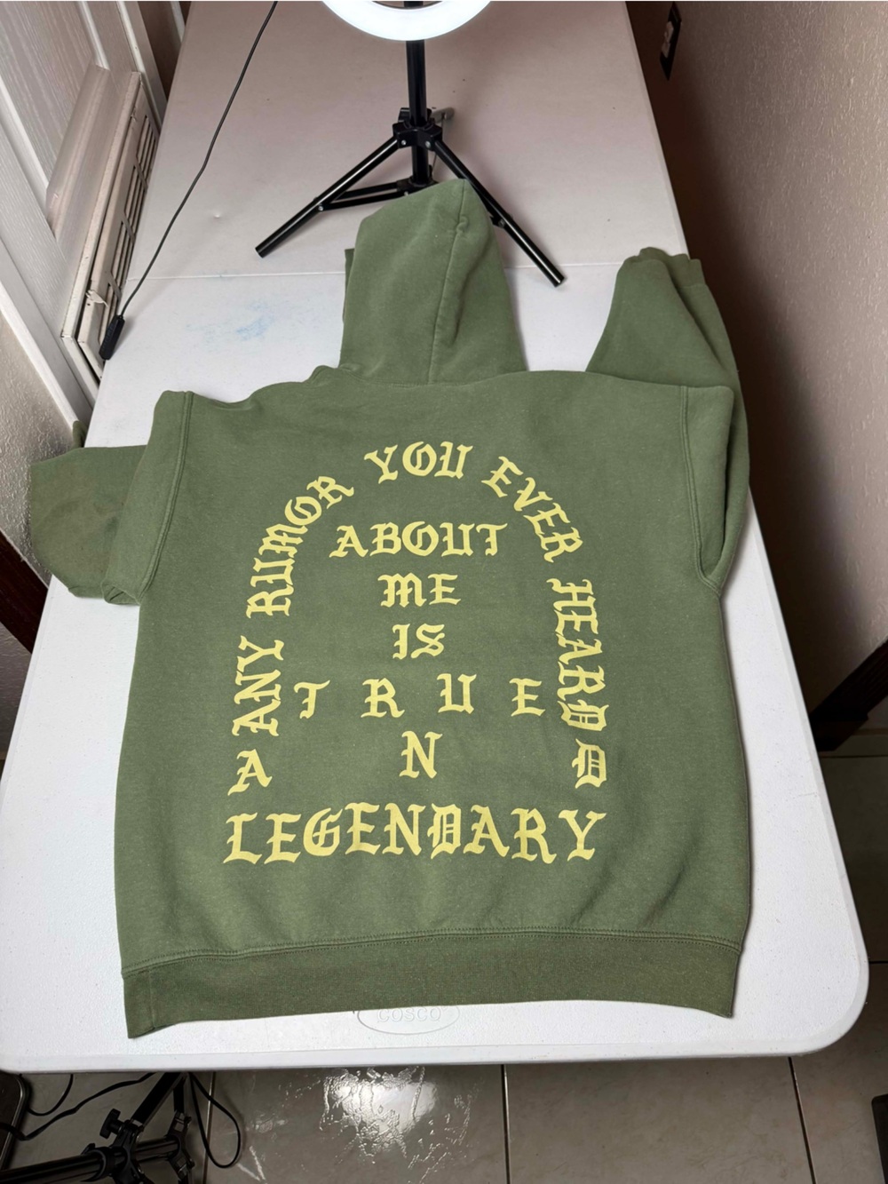 Kanye West Amsterdam Pablo Pop-Up
True And Legendary Hoodie Sz L
